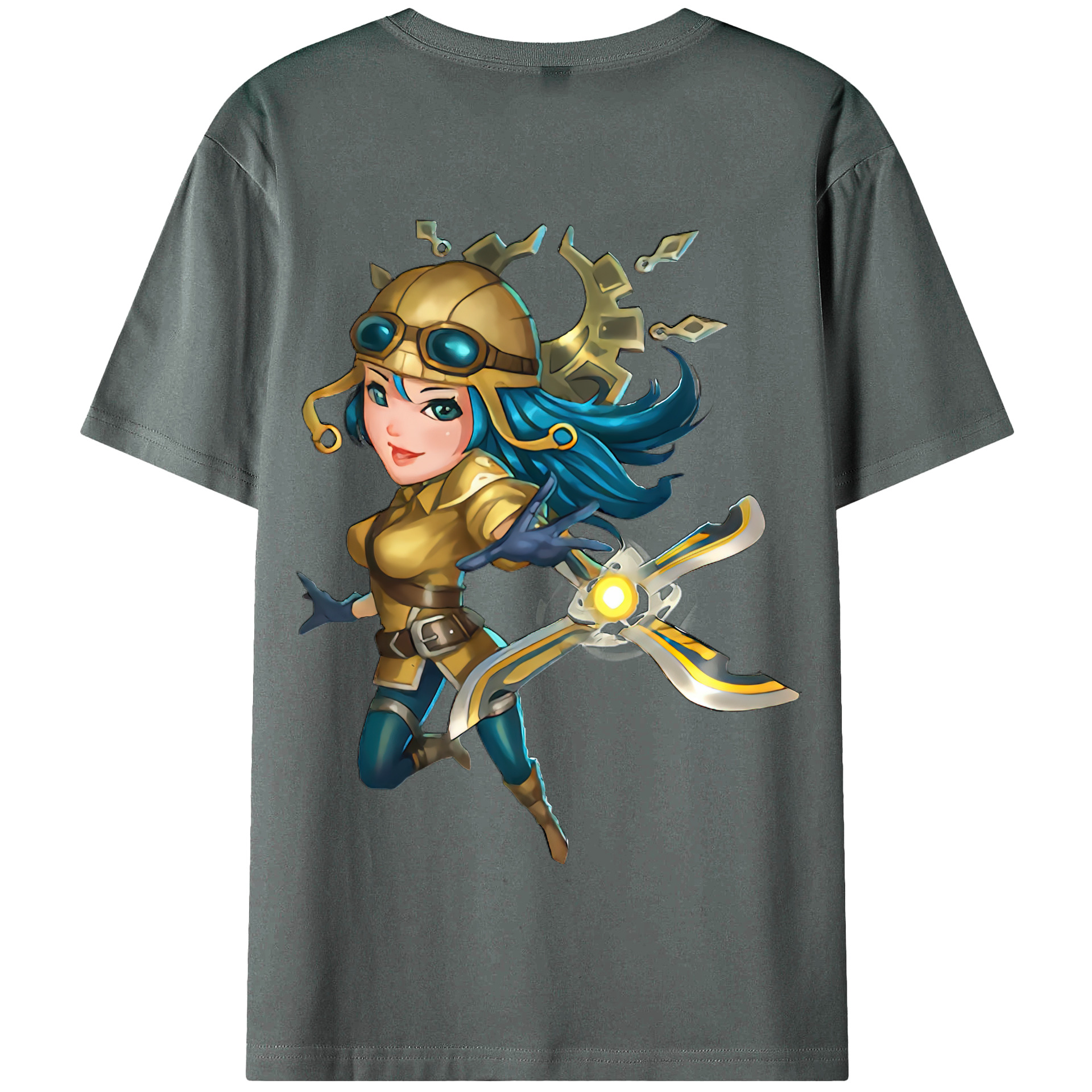 リーグ・オブ・レジェンド League of Legends LOL 綿100％半袖Tシャツ（背面プリント）
